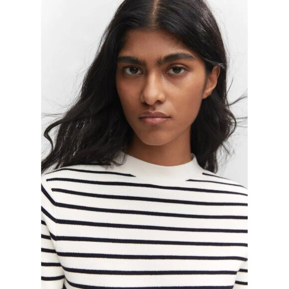 Mango Striped Knit Dress - Picture 5 of 12